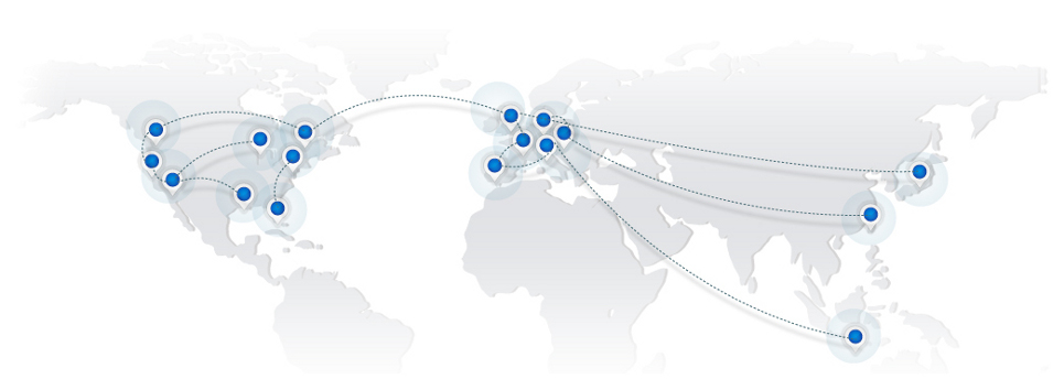 réseau ovh dans le monde